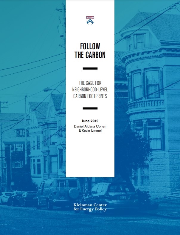 Title page of "Follow the Carbon" report.